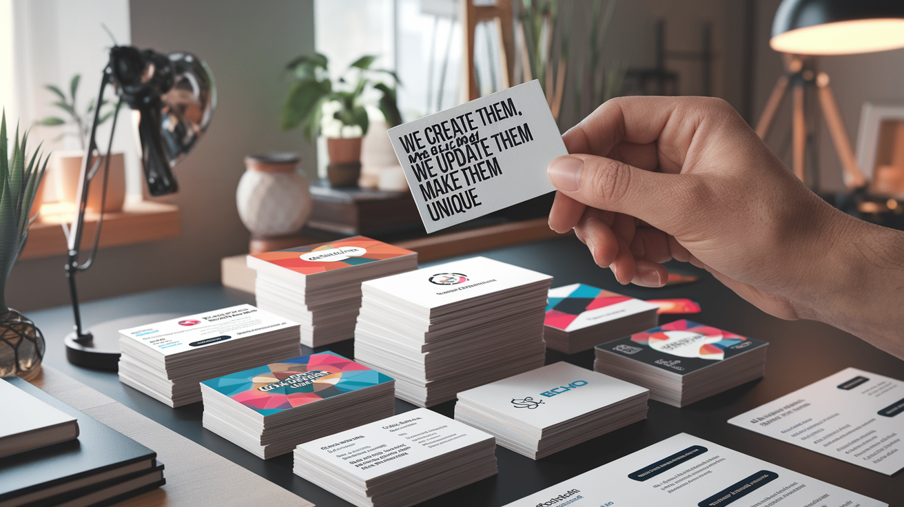 Tarjetas de presentación físicas el primer contacto con tu cliente ideal.