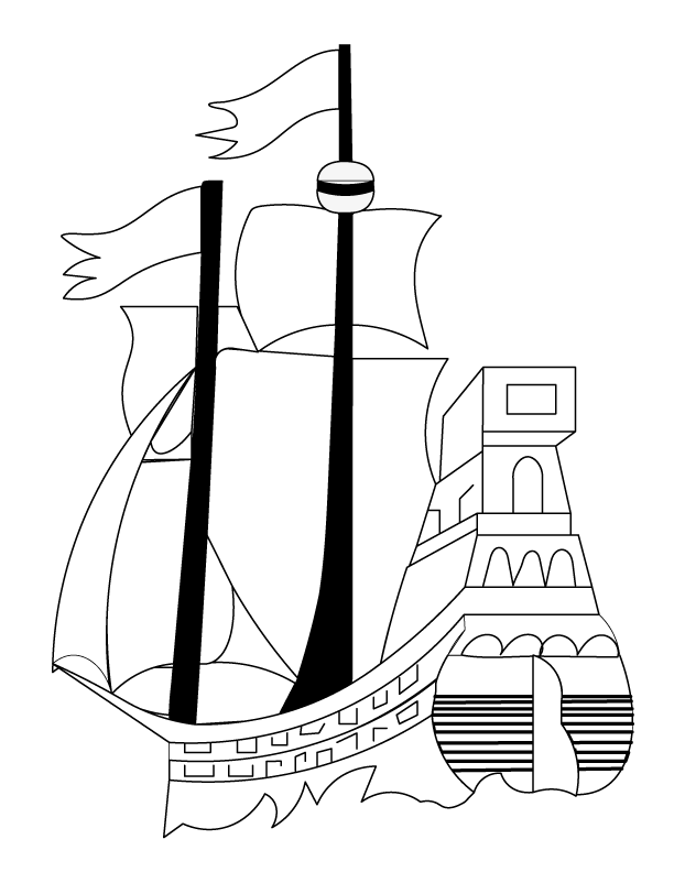 Diseño único Barco Magallanes