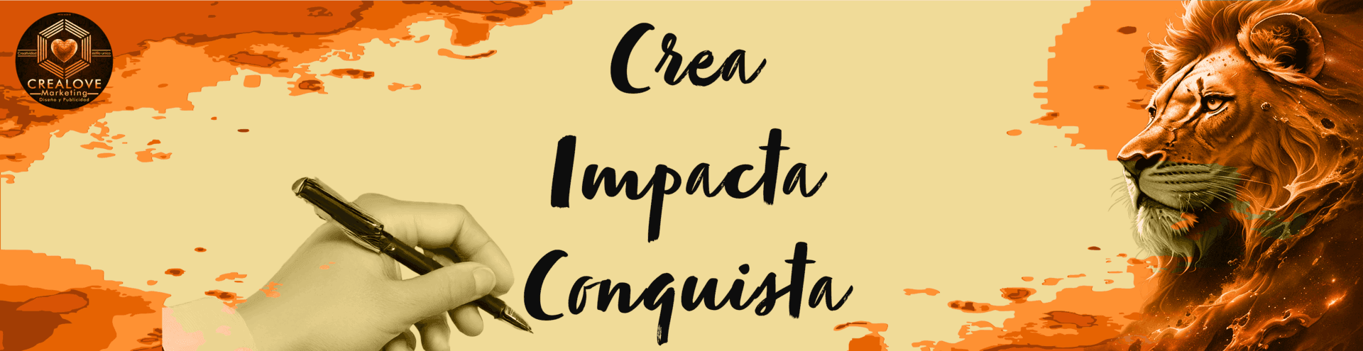 banner principal de crealovemarketing prestigiosa agencia de marketing donde la imagen y la calidad van de la mano