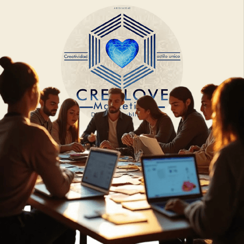 Grupo de expertos anlaizando cual es la mejor opcion de marketing para su negocio